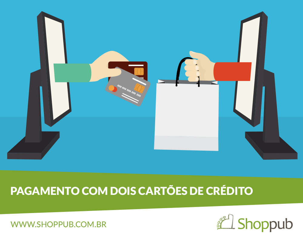 Pagamento com dois cartões de crédito